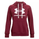  BLUZA UNDER ARMOUR RIVAL FLEECE HOODIE WOMEN RED