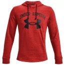  BLUZA UNDER ARMOUR RIVAL TERRY BIG LOGO HOODIE MEN RED