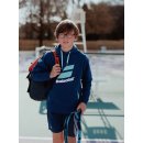 BLUZA BABOLAT EXERCISE HOOD SWEAT JUNIOR ESTATE BLUE