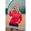 BLUZA BABOLAT EXERCISE HOOD SWEAT WOMEN RED ROSE