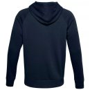 BLUZA UNDER ARMOUR RIVAL FLEECE FULL ZIP HOODIE MEN NAVY