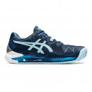 BUTY TENISOWE ASICS GEL RESOLUTION 8 CLAY INDIGO 406 WOMEN