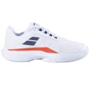 BUTY TENISOWE BABOLAT JET TERE 2 ALL COURT WHITE/STRIKE RED MEN