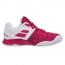 BUTY TENISOWE BABOLAT PROPULSE BLAST 20 CLAY WHITE/RED WOMEN