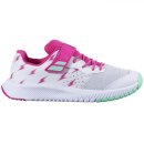 BUTY TENISOWE BABOLAT PULSION 21 AC KID WHITE/RED ROSE