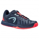 BUTY TENISOWE HEAD SPRINT TEAM 3.0 CLAY MEN  BLUE/NEON RED