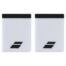  FROTKI NA RĘKĘ BABOLAT LOGO JUMBO WRISTBAND WHITE/BLACK 2SZT