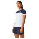 KOSZULKA ASICS COURT SS TOP WOMEN WHITE/MIDNIGHT