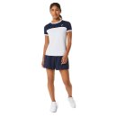 KOSZULKA ASICS COURT SS TOP WOMEN WHITE/MIDNIGHT