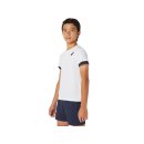 KOSZULKA ASICS TENNIS SS TOP BOY BRILLIANT WHITE 