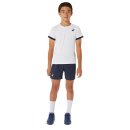 KOSZULKA ASICS TENNIS SS TOP BOY BRILLIANT WHITE 