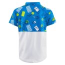 KOSZULKA BABOLAT COMPETE POLO BOY WHITE/MALIBU BLUE