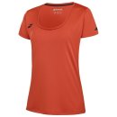 KOSZULKA BABOLAT PLAY CAP SLEEVE TOP GIRL FIESTA RED