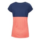 KOSZULKA BABOLAT PLAY CAP SLEEVE TOP WOMEN FLUO STRIKE/ESTATE BLUE