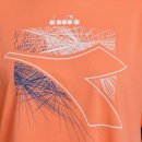 KOSZULKA DIADORA T-SHIRT LOGO FLARE WOMEN ORANGE