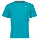  KOSZULKA HEAD SLICE T-SHIRT MEN PETROL/WHITE