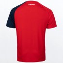 KOSZULKA HEAD STRIKER T-SHIRT MEN RED/VISION