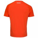 KOSZULKA HEAD TOPSPIN T-SHIRT MEN TANGERINE/PRINT