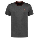  KOSZULKA K-SWISS HYPERCOURT DOUBLE CREW MEN JET BLACK MELANGE