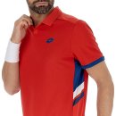 KOSZULKA LOTTO SQUADRA III POLO MEN FLAME RED
