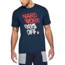 KOSZULKA UNDER ARMOUR BBALL HARD WORK SS MEN NAVY