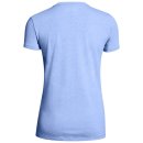 KOSZULKA UNDER ARMOUR SPORTSTLE MESH LOGO CREW WOMEN BLUE 587