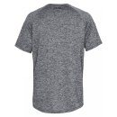 KOSZULKA UNDER ARMOUR TECH SHORTSLEEVE TEE 2.0 MEN GREY/BLACK 002