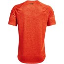 KOSZULKA UNDER ARMOUR TECH SHORTSLEEVE TEE 2.0 MEN ORANGE 296