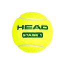 METODYCZNE PIŁKI TENISOWE HEAD STAGE 1 GREEN 3 SZT.