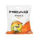  METODYCZNE PIŁKI TENISOWE HEAD STAGE 2 ORANGE 72 SZT.