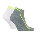 SKARPETY HEAD ALL SPORTS PERMORMANCE SNEAKER SOCKS 2 PACK GR/WH