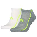  SKARPETY HEAD ALL SPORTS PERMORMANCE SNEAKER SOCKS 2 PACK GR/WH