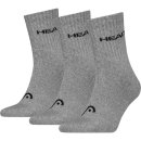  SKARPETY HEAD ALL SPORTS SHORT CREW SOCKS 3 PACK GREY MELANGE