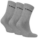 SKARPETY HEAD ALL SPORTS SHORT CREW SOCKS 3 PACK GREY MELANGE