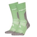  SKARPETY HEAD HIKING ALL CLIMATES CREW SOCKS 2 PACK LIGHT GREEN