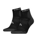  SKARPETY HEAD HIKING QUARTER ALL CLIMATES SOCKS 2P BLACK