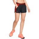 SPODENKI UNDER ARMOUR NEW PLAY SHORT WOMEN BLACK/RED 022