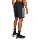 SPODENKI UNDER ARMOUR WOVEN GRAPHIC WORDMARK SHORT MEN BLACK