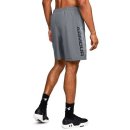 SPODENKI UNDER ARMOUR WOVEN GRAPHIC WORDMARK SHORT MEN GREY