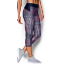 SPODNIE UNDER ARMOUR HEATGEAR PRINTED CAPRI WOMEN