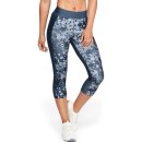 SPODNIE UNDER ARMOUR HG PRINT 3/4 LEGGINS WOMEN BLUE 414