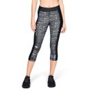 SPODNIE UNDER ARMOUR HG PRINT 3/4 LEGGINS WOMEN BLACK 002