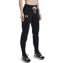 SPODNIE UNDER ARMOUR RIVAL FLEECE JOGGER WOMEN BLACK 001