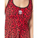 SUKIENKA HYDROGEN PANTHER TECH DRESS WOMEN BLACK/RED