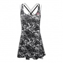 SUKIENKA LOTTO TWICE DRESS + BRA BLACK/WHITE WOMEN