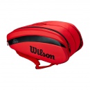 TORBA NA RAKIETY WILSON RF DNA 12 PACK BAG RED