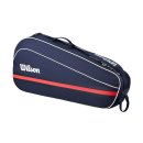 TORBA NA RAKIETY WILSON TEAM 3 RACKET BAG NAVY